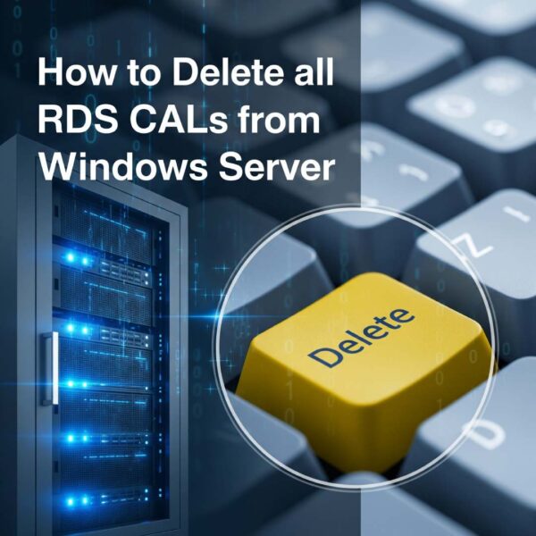 How to Remove or Delete All RDS CALs from Windows Server