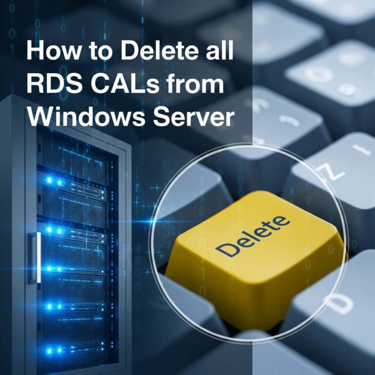 How to Remove or Delete All RDS CALs from Windows Server