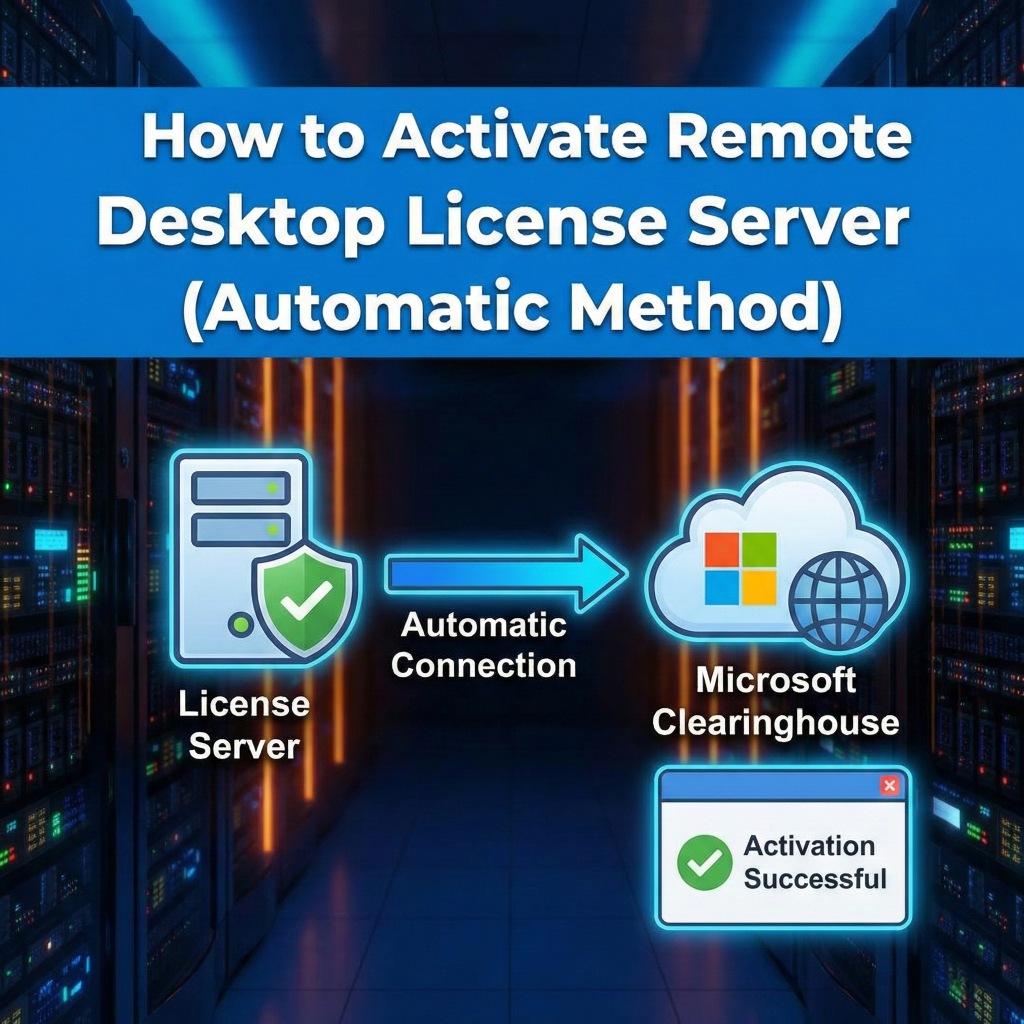 How to Activate Remote Desktop License Server (Automatic Method)