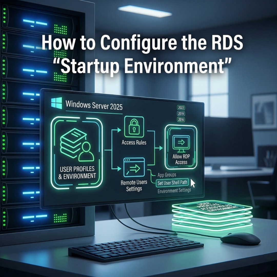 startup enviroment