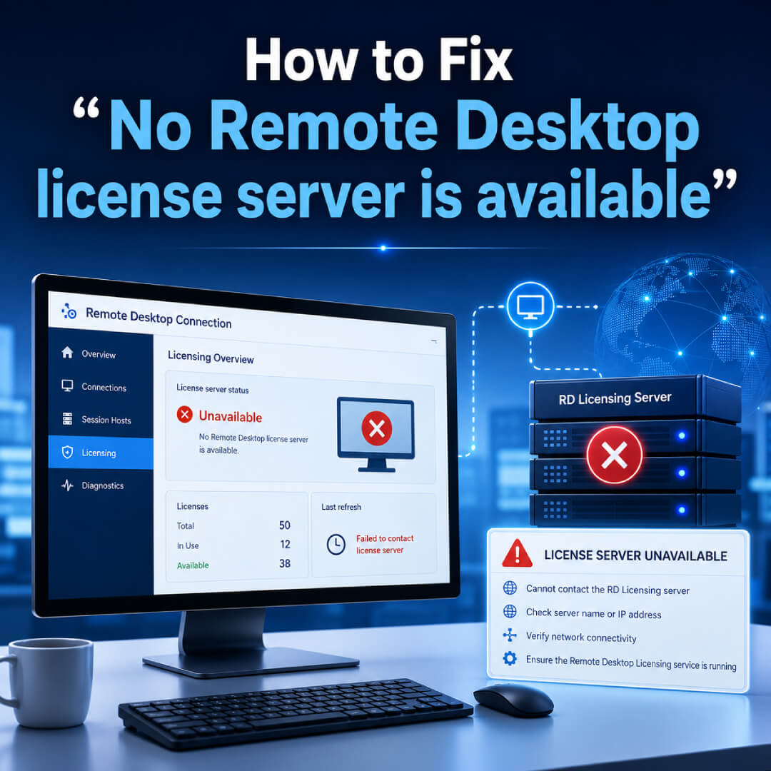 How to Fix the No Remote Desktop license server is available Error