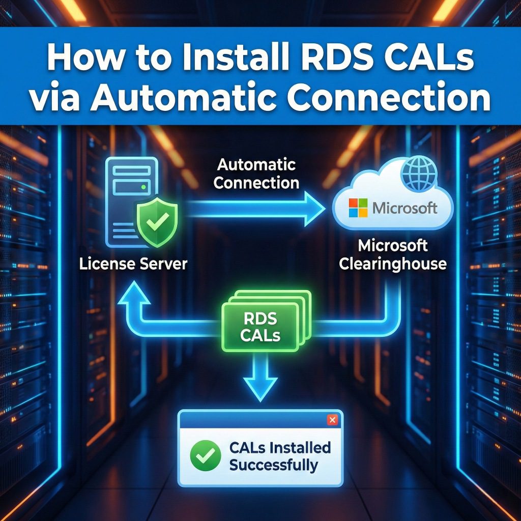 How to Install RDS CALs via Automatic Connection